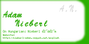 adam nieberl business card